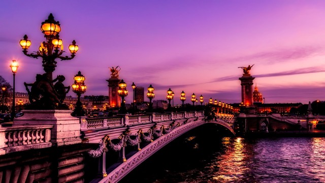 パリの夕方
