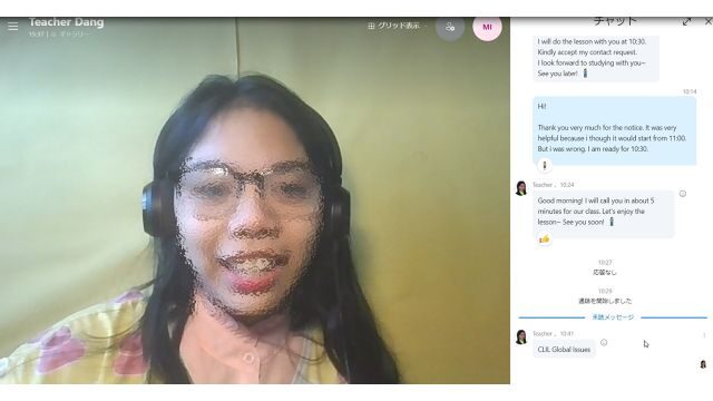 大人の英会話倶楽部のレッスンの様子