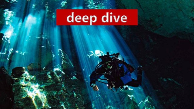 暗闇の海底にdeep diveしている人（記事タイトル入り）